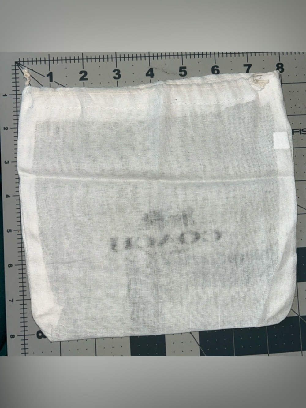 Coach White 8×8 Dust Bag - Picture 2 of 2